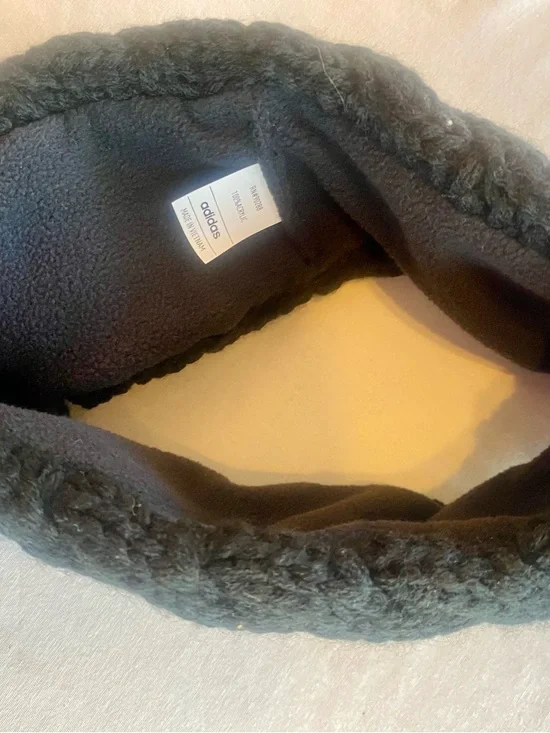 adidas Black Knit Headband with Logo Patch - Picture 4 of 4